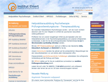 Tablet Screenshot of ehlert-institut.de